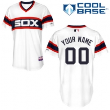 Men's Majestic Chicago White Sox Customized Replica White 2013 Alternate Home Cool Base MLB Jersey