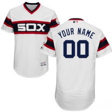 Men's Majestic Chicago White Sox Customized White Alternate Flex Base Authentic Collection MLB Jersey