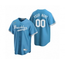 Los Angeles Dodgers Custom Nike Light Blue Cooperstown Collection Alternate Jersey