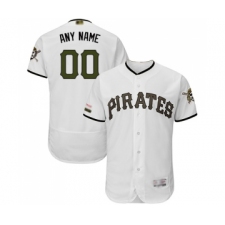 Men's Pittsburgh Pirates Customized White Alternate Authentic Collection Flex Base Baseball Jersey