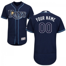 Men's Majestic Tampa Bay Rays Customized Navy Blue Alternate Flex Base Authentic Collection MLB Jersey