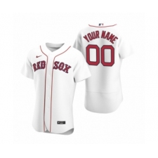 Men's Boston Red Sox Custom Nike White Authentic 2020 Home Jersey