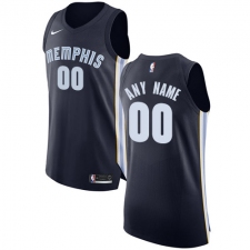 Men's Nike Memphis Grizzlies Customized Authentic Navy Blue Road NBA Jersey - Icon Edition