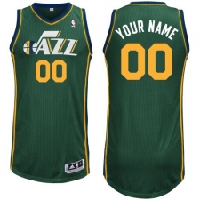 Youth Adidas Utah Jazz Customized Authentic Green Alternate NBA Jersey