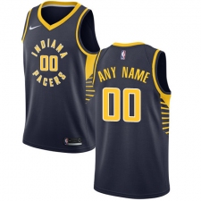 Men's Nike Indiana Pacers Customized Swingman Navy Blue Road NBA Jersey - Icon Edition