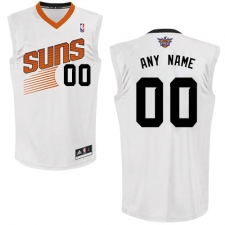 Men's Adidas Phoenix Suns Customized Swingman White Home NBA Jersey