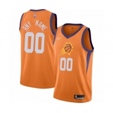 Men's Phoenix Suns Customized Authentic Orange Finished Basketball Jersey - Statement Edition