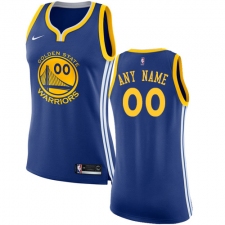 Women's Nike Golden State Warriors Customized Authentic Royal Blue Road NBA Jersey - Icon Edition