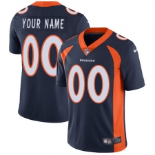 Men's Nike Denver Broncos Customized Navy Blue Alternate Vapor Untouchable Limited Player NFL Jersey