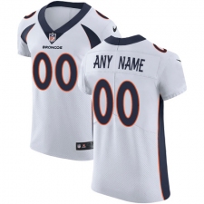 Men's Nike Denver Broncos Customized White Vapor Untouchable Custom Elite NFL Jersey