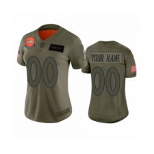 Women's Denver Broncos Customized Camo 2019 Salute to Service Limited Jersey