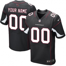 Men's Nike Arizona Cardinals Customized Elite Black Alternate NFL Jersey