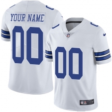 Men's Nike Dallas Cowboys Customized White Vapor Untouchable Limited Player NFL Jersey
