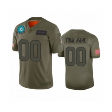 Men's Miami Dolphins Customized Camo 2019 Salute to Service Limited Jersey