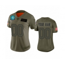 Women's Miami Dolphins Customized Camo 2019 Salute to Service Limited Jersey