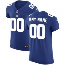 Men's Nike New York Giants Customized Elite Royal Blue Team Color NFL Jersey