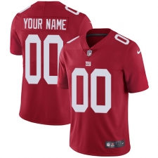 Men's Nike New York Giants Customized Red Alternate Vapor Untouchable Limited Player NFL Jersey