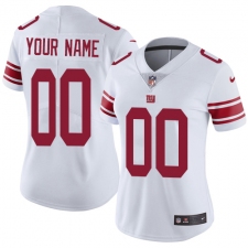 Women's Nike New York Giants Customized Elite White NFL Jersey