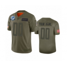 Men's Detroit Lions Customized Camo 2019 Salute to Service Limited Jersey