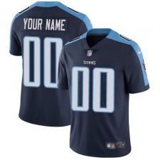 Men's Nike Tennessee Titans Customized Navy Blue Alternate Vapor Untouchable Limited Player NFL Jersey