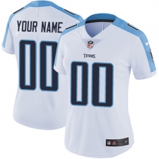 Women's Nike Tennessee Titans Customized White Vapor Untouchable Limited Player NFL Jersey