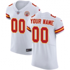 Men's Nike Kansas City Chiefs Customized White Vapor Untouchable Custom Elite NFL Jerseys