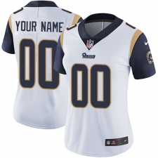 Women's Nike Los Angeles Rams Customized White Vapor Untouchable Limited Player NFL Jersey