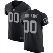 Men's Nike Oakland Raiders Customized Black Team Color Vapor Untouchable Elite Player NFL Jersey