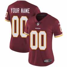 Women's Nike Washington Redskins Customized Burgundy Red Team Color Vapor Untouchable Limited Player NFL Jersey