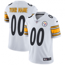 Men's Nike Pittsburgh Steelers Customized White Vapor Untouchable Limited Player NFL Jersey