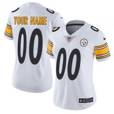 Women's Nike Pittsburgh Steelers Customized White Vapor Untouchable Limited Player NFL Jersey