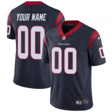 Youth Nike Houston Texans Customized Limited Navy Blue Team Color Vapor Untouchable NFL Jersey