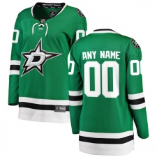 Women's Dallas Stars Customized Fanatics Branded Green Home Breakaway NHL Jersey