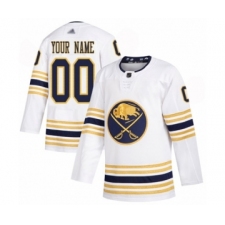 Youth Buffalo Sabres Customized Authentic White 50th Season Hockey Jersey