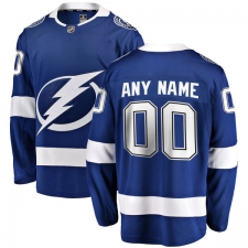 Youth Tampa Bay Lightning Customized Fanatics Branded Blue Home Breakaway NHL Jersey
