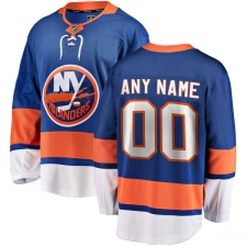Men's New York Islanders Customized Fanatics Branded Royal Blue Home Breakaway NHL Jersey