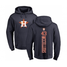 MLB Nike Houston Astros #43 Lance McCullers Navy Blue Backer Pullover Hoodie