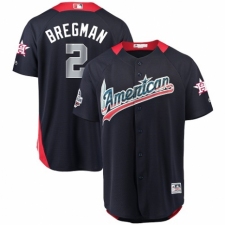 Men's Majestic Houston Astros #2 Alex Bregman Game Navy Blue American League 2018 MLB All-Star MLB Jersey