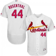 Men's Majestic St. Louis Cardinals #44 Trevor Rosenthal White Home Flex Base Authentic Collection MLB Jersey