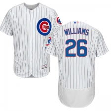 Men's Majestic Chicago Cubs #26 Billy Williams White Home Flex Base Authentic Collection MLB Jersey