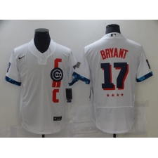 Men's Chicago Cubs #17 Kris Bryant Nike White 2021 MLB All-Star Game Authentic Jersey