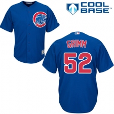 Youth Majestic Chicago Cubs #52 Justin Grimm Authentic Royal Blue Alternate Cool Base MLB Jersey