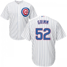 Youth Majestic Chicago Cubs #52 Justin Grimm Authentic White Home Cool Base MLB Jersey