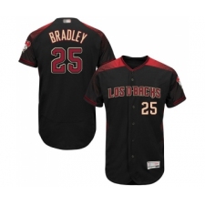 Men's Arizona Diamondbacks #25 Archie Bradley Black Alternate Authentic Collection Flex Base Baseball Jersey