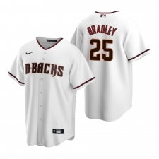 Men's Nike Arizona Diamondbacks #25 Archie Bradley White Home Stitched Baseball Jersey