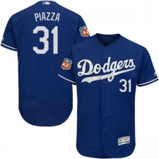 Men's Majestic Los Angeles Dodgers #31 Mike Piazza Royal Blue Flexbase Authentic Collection MLB Jersey
