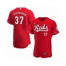 Men's Cincinnati Reds #37 Tyler Stephenson Red Stitched MLB Flex Base Nike Jersey
