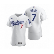 Men's Los Angeles Dodgers #7 Julio Urias Nike White 2020 Authentic Jersey