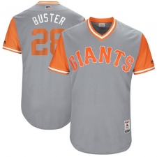 Men's Majestic San Francisco Giants #28 Buster Posey 
