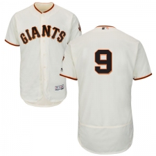 Men's Majestic San Francisco Giants #9 Matt Williams Cream Home Flex Base Authentic Collection MLB Jersey